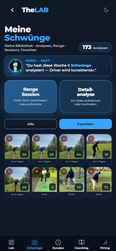 Schwung Bibliothek mit Hosel-Insight